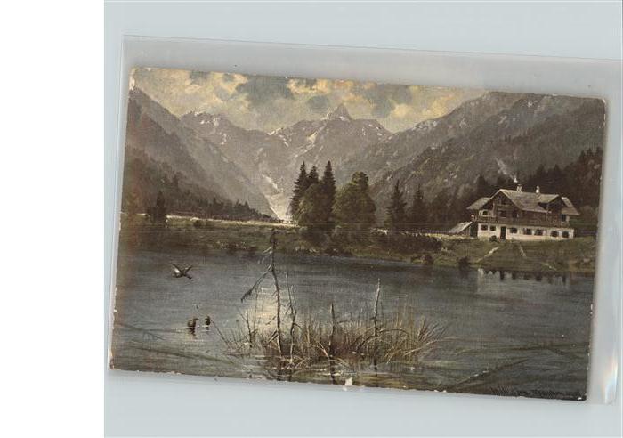 OBERSTDORF Bayern Partie am Christlesee Feldpost