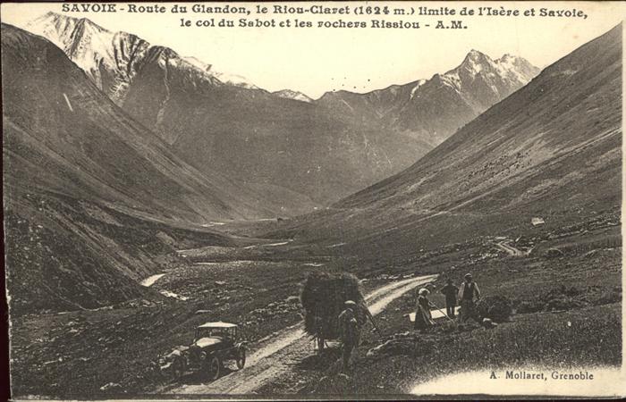 Le Glandon Riou-Claret Col du Sabot Rochers Rissio