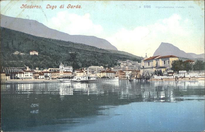 Maderno Lago di Garda Vista dal lago