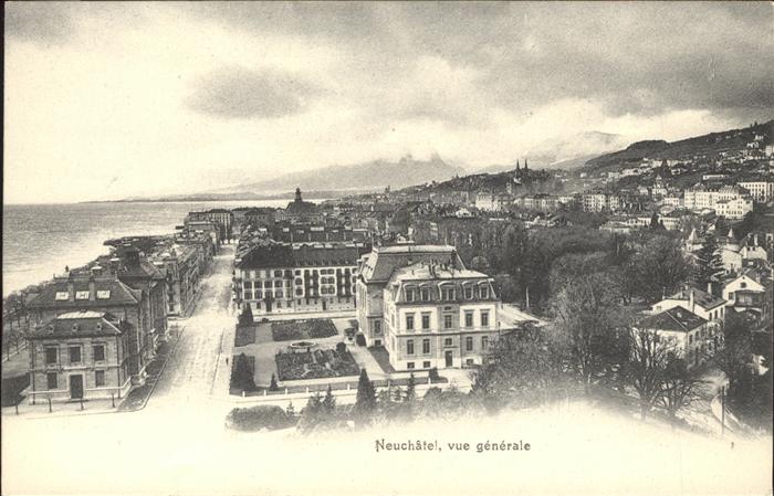 Neuchatel NE Vue general Lac