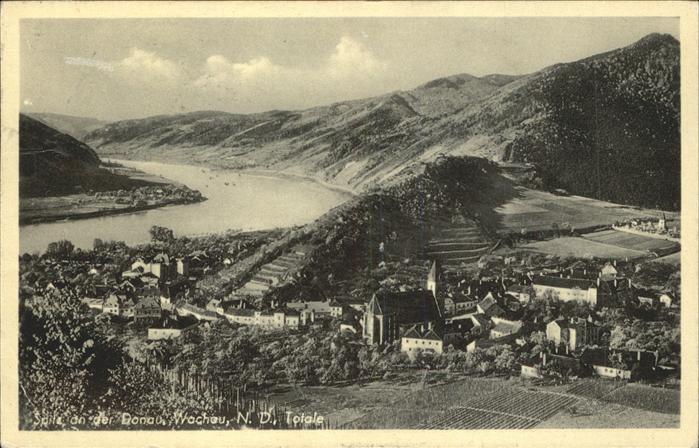 Spitz Donau Panorama Donau Wachau