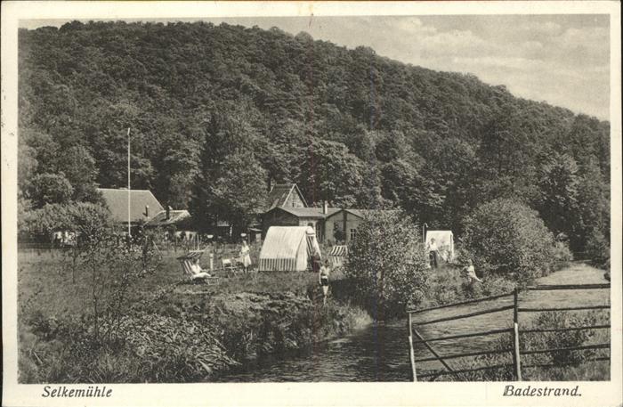 Maegdesprung Selkemühle Badestrand