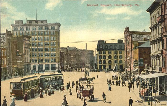 Harrisburg Pennsylvania Market Square tram