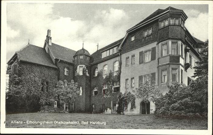 Bad Harzburg Allianz Erholungsheim Kalkowheim