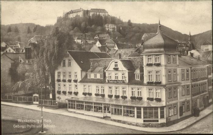 Blankenburg Harz Gebirgshotel und Schloss