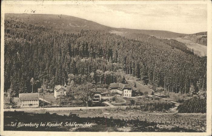 Kipsdorf Tal Bärenburg Schäfermühle