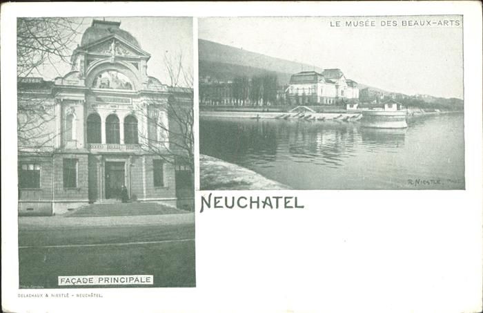 Neuchatel NE Facade Principale Le Musee des Beaux Arts
