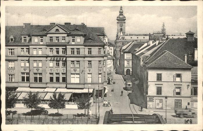 Budweis Ceske Budejowice Blick zur Kirche