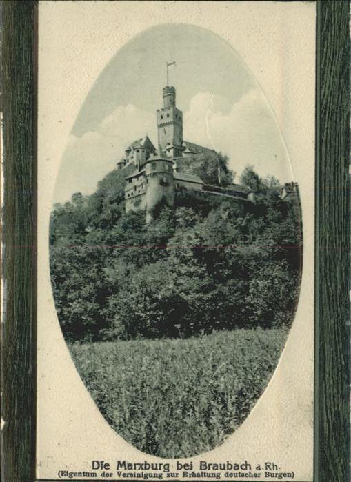 Braubach Rhein Marxburg Feldpost