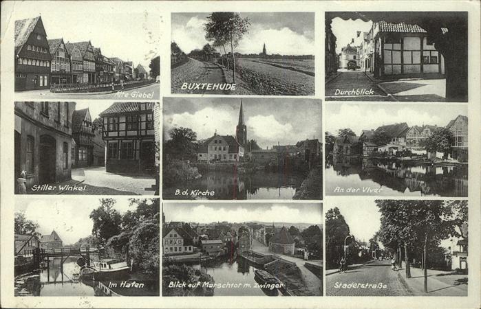 Buxtehude Alte Giebel Stiller Winkel Hafen Marsch