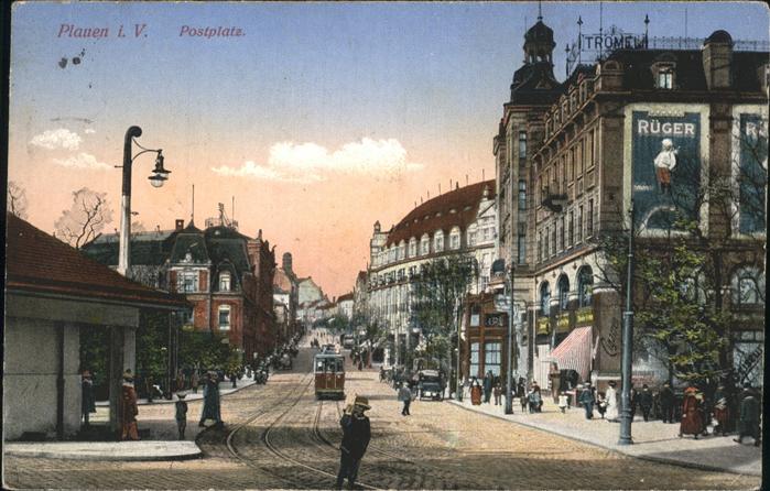 Plauen Vogtland Postplatz Feldpost