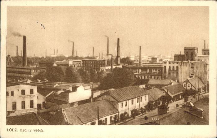 Litzmannstadt Lodz Ogolny widok Feldpost