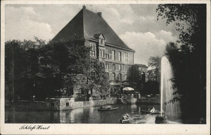 GELSENKIRCHEN NRW Schloss Horst Fontaene