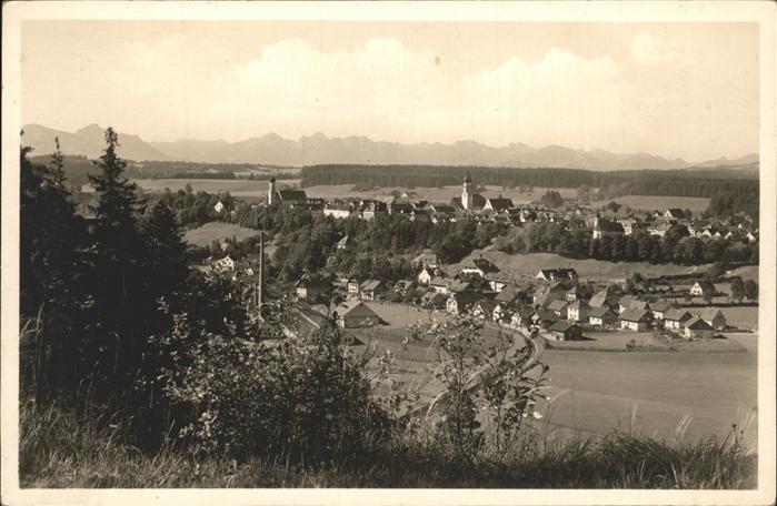 Schongau mit Tannheimergebirge