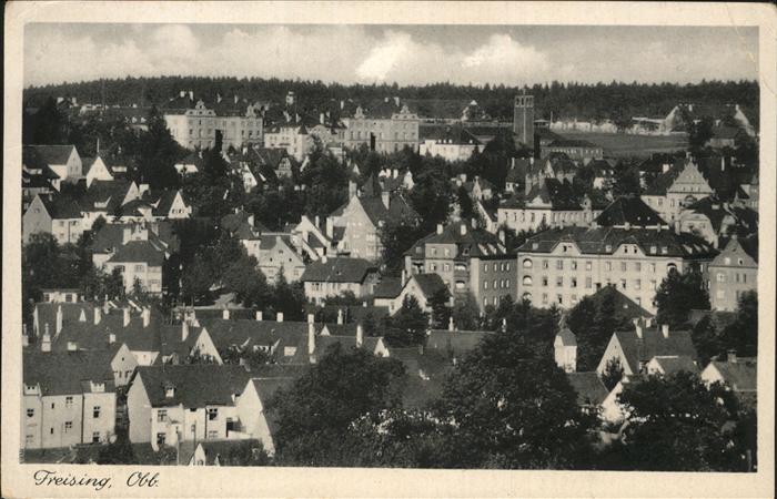 Freising Oberbayern Gesamtansicht Feldpost