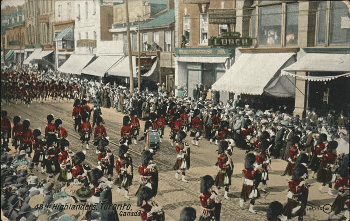 Toronto Canada Highlanders Parade