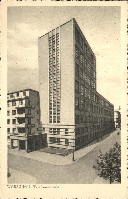 Warschau Masowien Telefonzentrale Feldpost