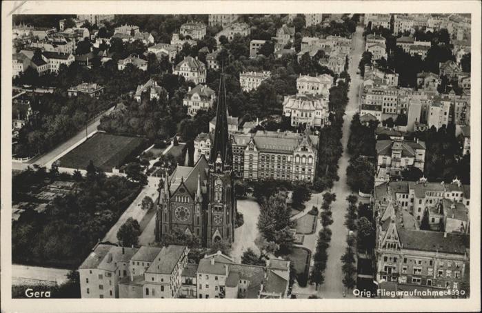 Gera Fliegeraufnahme