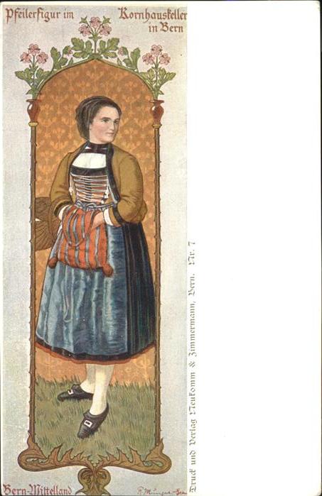 Bern BE Pfeilerfigur im Kornhauskeller