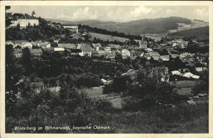 Vimperk Ortsansicht Feldpost