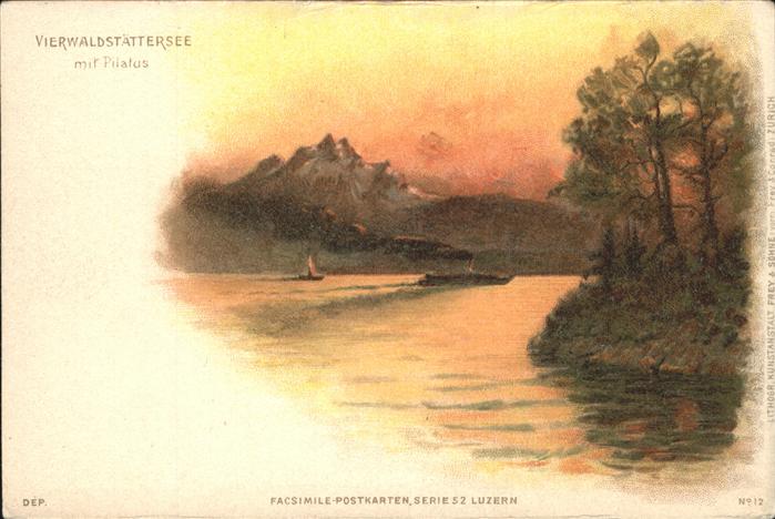 Vierwaldstaettersee SZ mit Pilatus