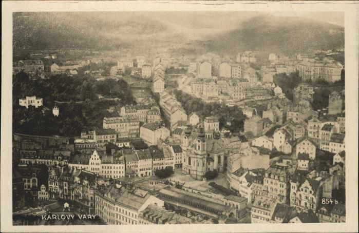 Karlovy Vary Blick über die Stadt