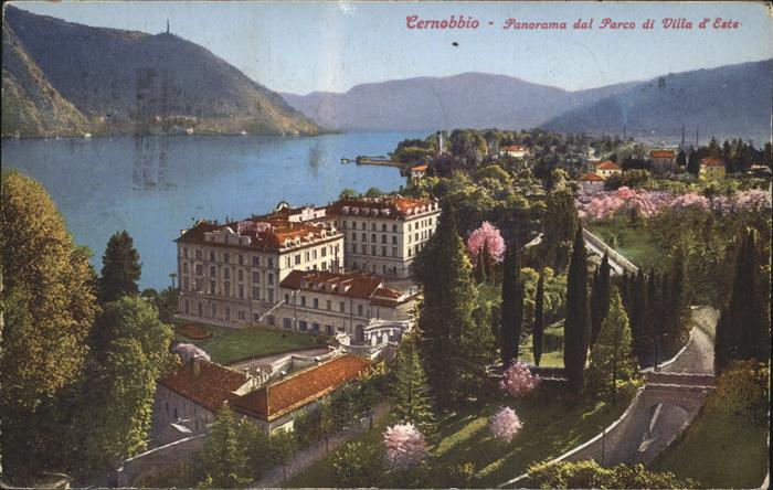 Cernobbio Lago di Como Panorama dal Parco di Villa d_Este