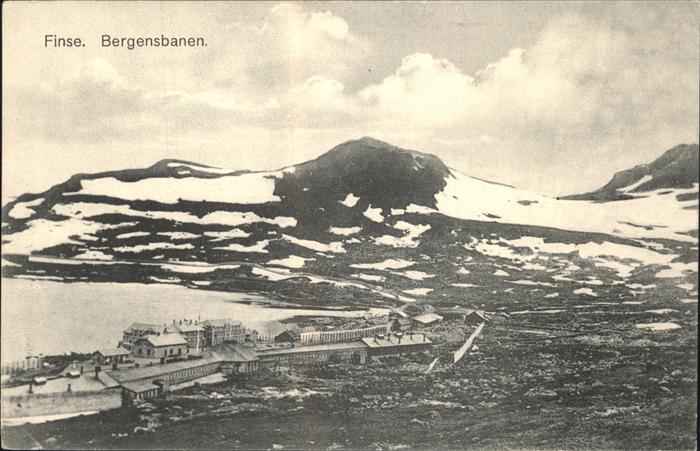 Finse Bergensbanen Bergbahn Bahnhof