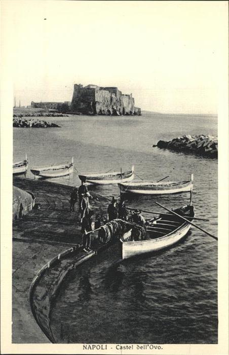 Napoli Neapel Castel dell'Ovo Boot