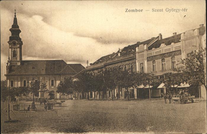 Zombor Zobor Szent György-ter Kirche