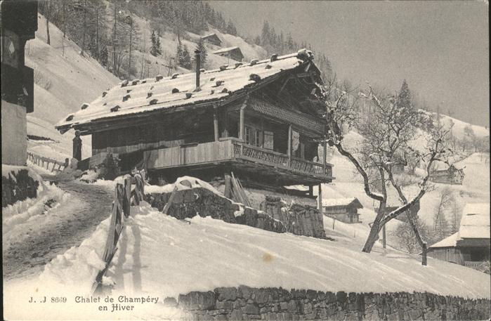 Champery Chalet en Hiver