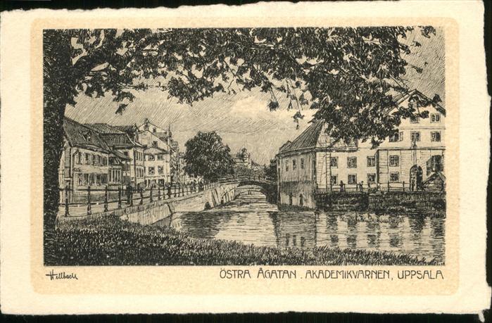 Uppsala Östra Agatan Akademikvarnen Künstlerkar