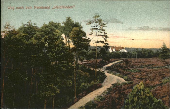 Jesteburg Pensionat Waldfrieden im Kleckerwald