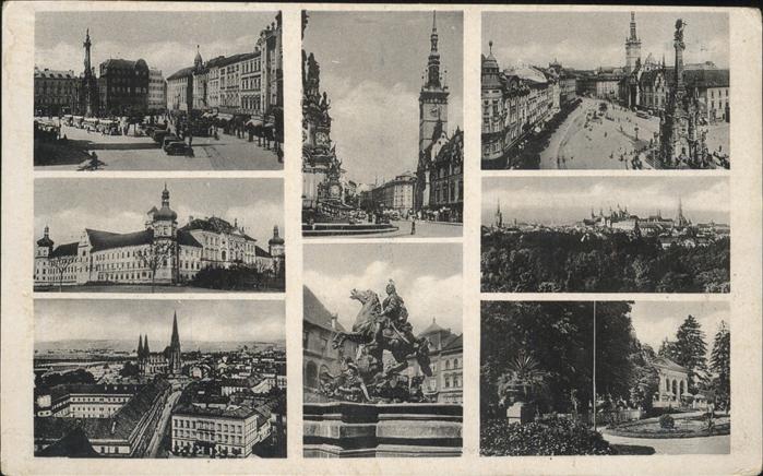 Olmuetz Olomouc Teilansichten Kirche Park Denkmal