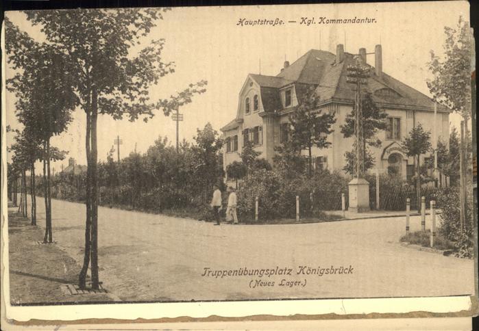 Koenigsbrueck Hauptstrasse Königliche Kommandantur Tr