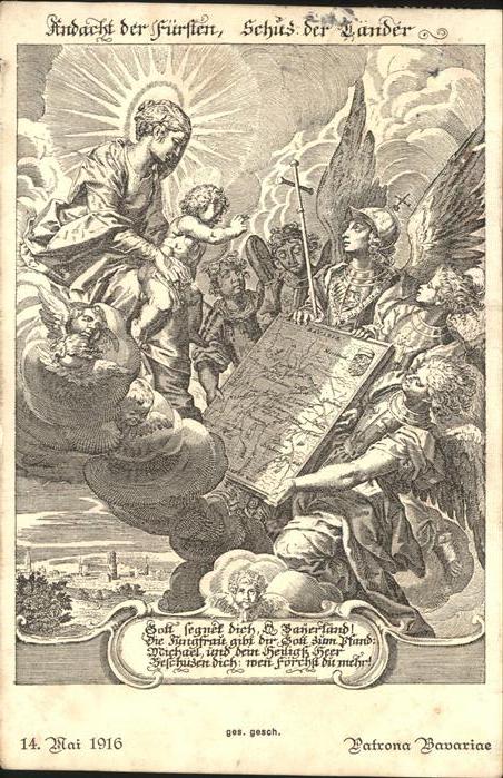 Muenchen Bayern Andacht der Fuersten Patrona Bavariae