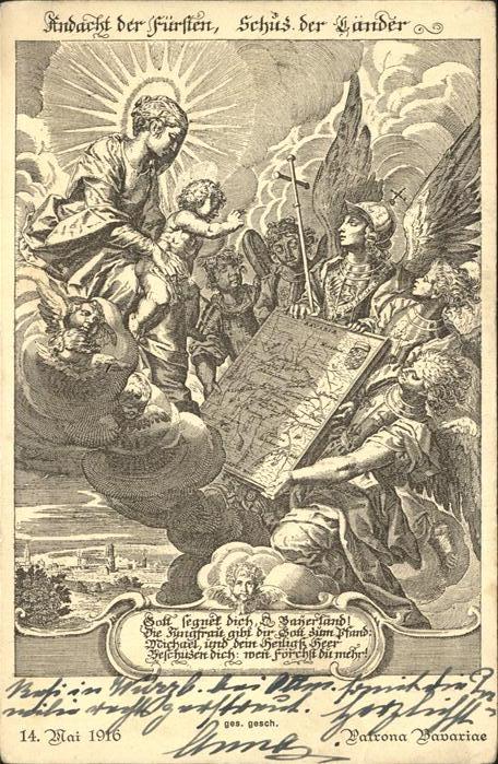 Muenchen Andacht der Fürsten Patrona Bavariae