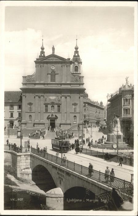 Strassenbahn Ljubijana Marjin trg