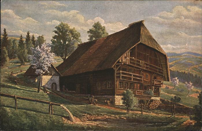 Simon A. Schwarzwaldhaus im Frühling