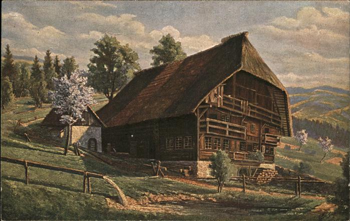 Simon A. Schwarzwaldhaus im Frühling