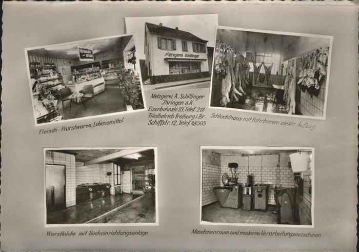 Metzgerei Fleischerei Schlachterei A. Schillinger Ihringen am Kaiserstuhl