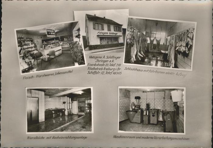 Metzgerei Fleischerei Schlachterei A. Schillinger Ihringen am Kaiserstuhl