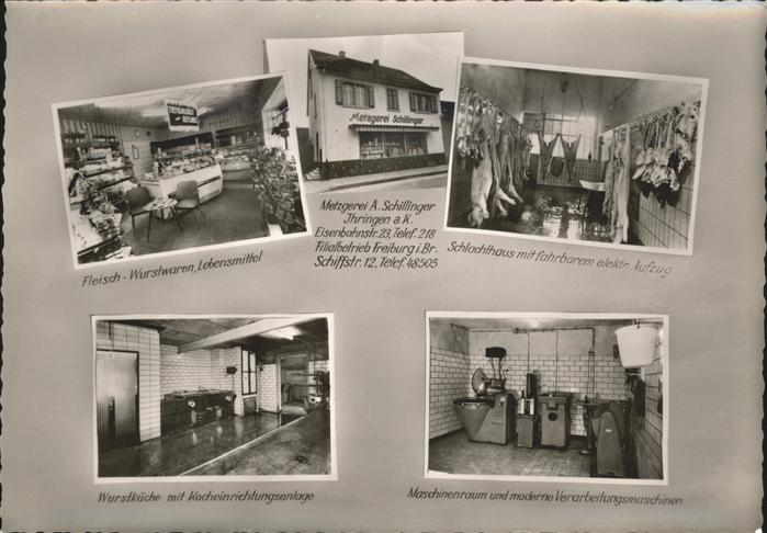 Metzgerei Fleischerei Schlachterei A. Schillinger Ihringen Maschinenraum F