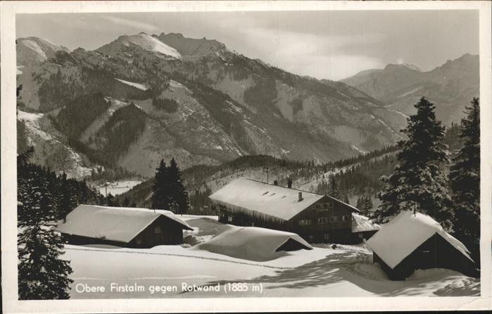 Neuhaus Schliersee Obere Firstalm gegen Rotwand