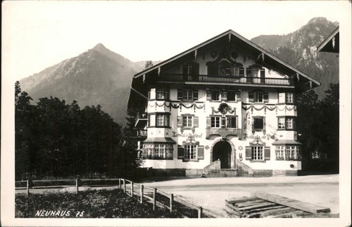 Neuhaus Schliersee Terofals Gasthof Neuhaus zur Post