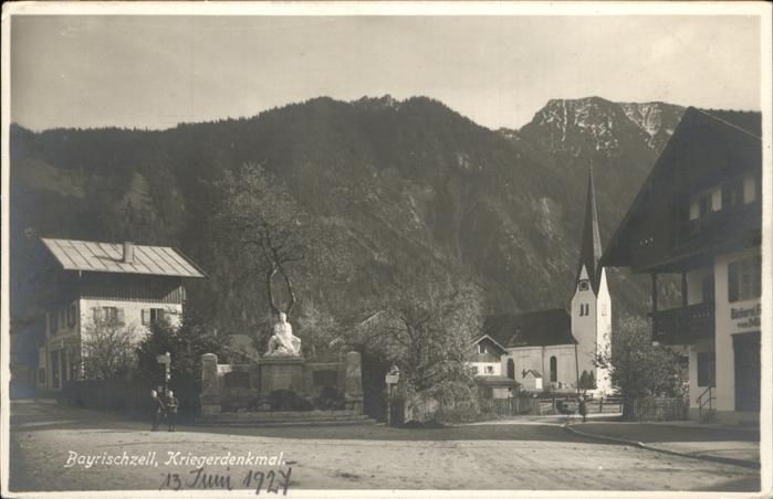 Bayrischzell Kriegerdenkmal Kirche