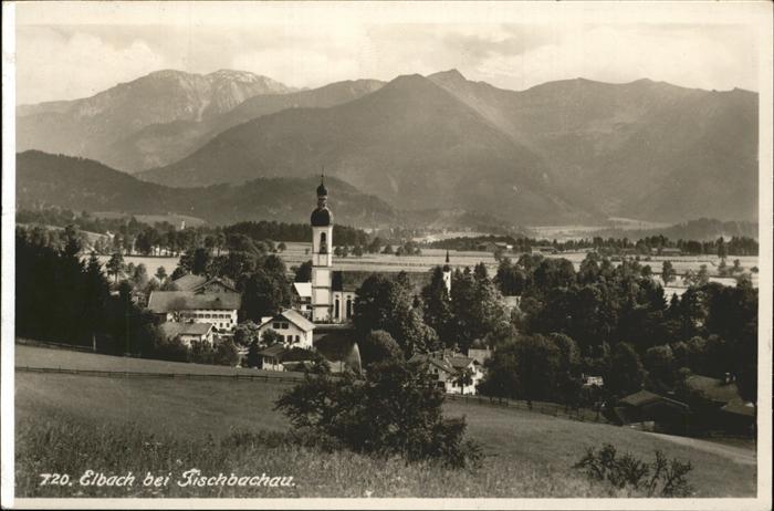 Elbach Miesbach Panorama Kirche