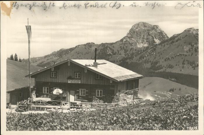 Bayrischzell Unterkunftshaus oberes Sudelfeld
