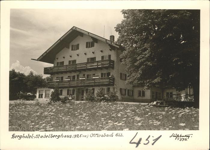 Miesbach Berghotel Stadelberghaus