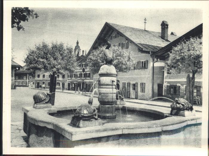 Miesbach Unterer Markt Brunnen